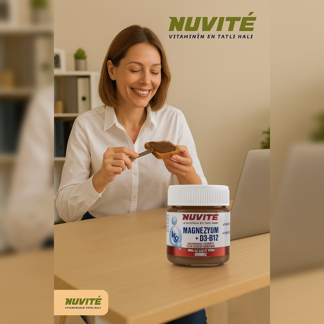 NUVITÈ Magnezyum + D3 + B12